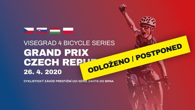 Závod Visegrad 4 Bicycle Race – GP Czech Republic odložen