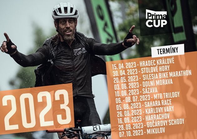 Termíny seriálu Prima CUP pro rok 2023