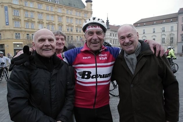 Novoroční jízda 2019 brněnských cyklistů