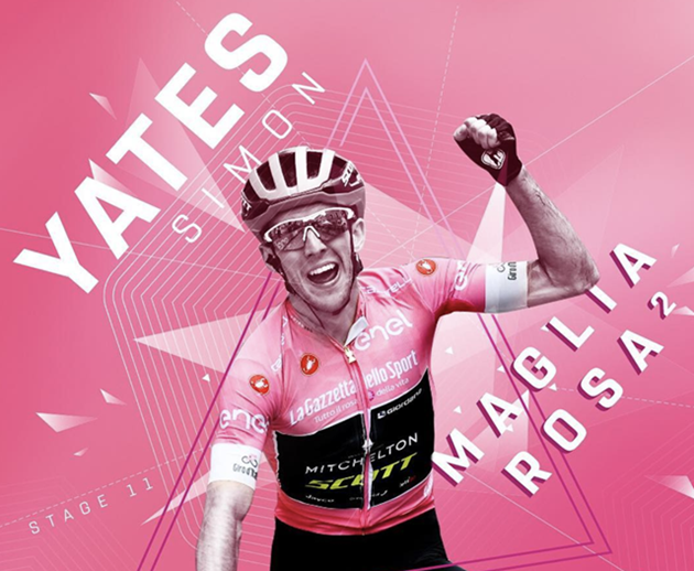 Giro - 11. etapa: Yates opět vítězný!