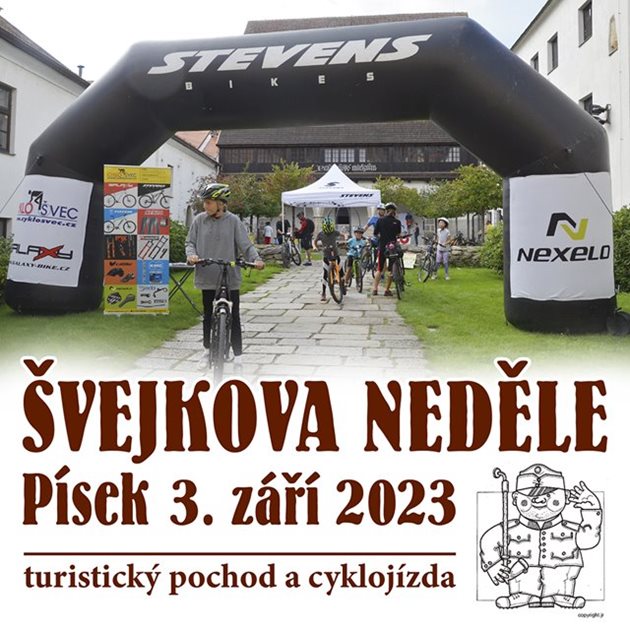 Pozvánka na Švejkovu neděli 3. září v Písku.