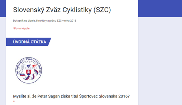 Slovenský svaz cyklistiky se chce zlepšit. Na své hodnocení se ptá v dotazníku