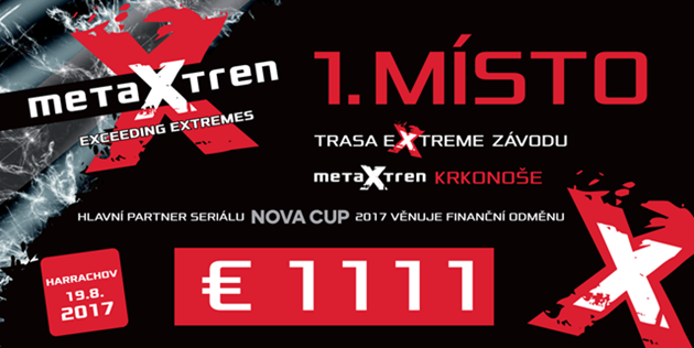 NOVA CUP: metaXtren Krkonoše nabídne prize money v celkové hodnotě 1.999 EUR!