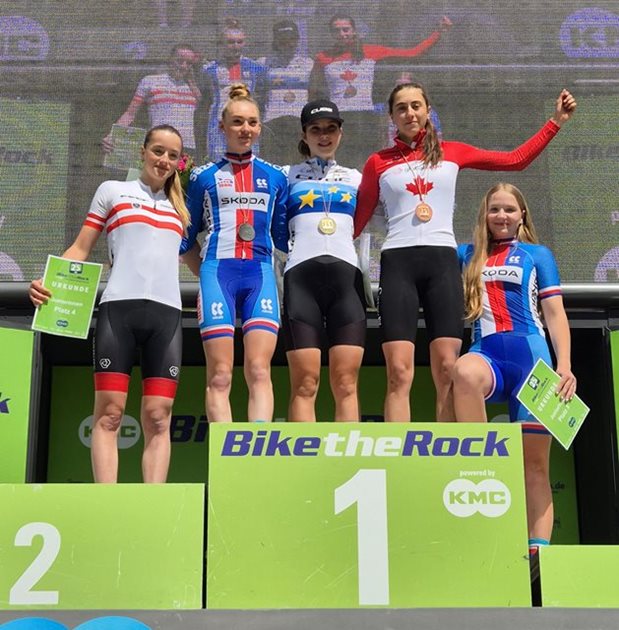 Dvě české juniorky znovu na pódiu v Juniorské světové MTB sérii