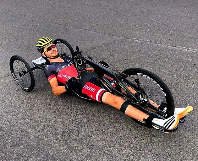 Handbiker Patrik Jahoda vyhrál úvodní závod EP na Lanzarote!