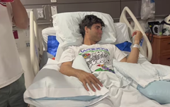 Adolf Silva ukazuje pokroky v rekonvalescenci po pádu