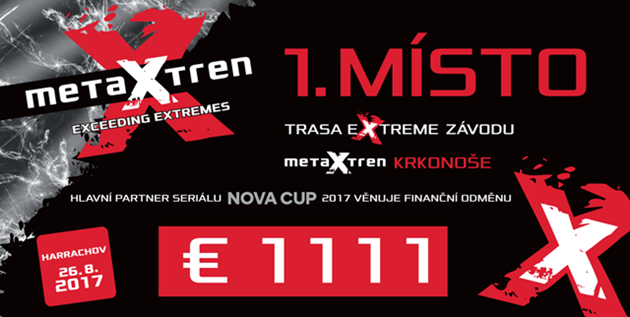 Pro vítěze závodu metaXtren Krkonoše 1 111 euro! 