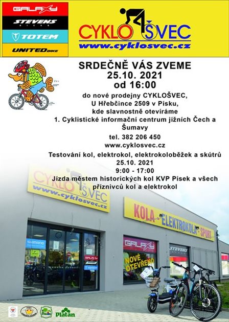 První cyklistické informační centrum v Písku!