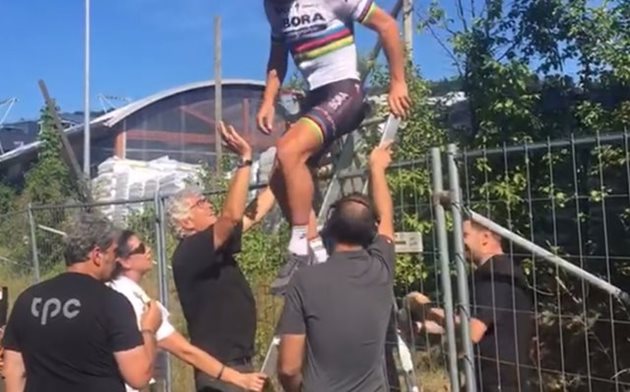 Sagan ve Švýcarsku nepřestal stoupat ani v cíli 