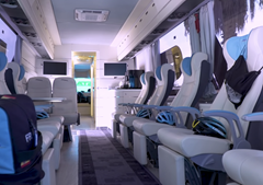 Autobus týmu Astana na Vuelta a España